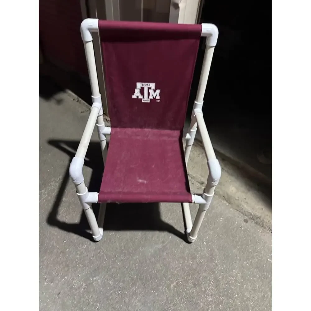 Child handmade A&M pvc pipe chair‎